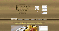 Desktop Screenshot of edendayspa.net